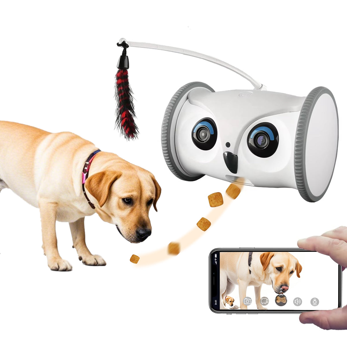 Smart Interactive Treat Dispensing Puzzle - Mental Stimulation Toy for Pets
