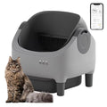 Self-Cleaning Automatic Cat Litter Box - WiFi App Control & Odor Removal